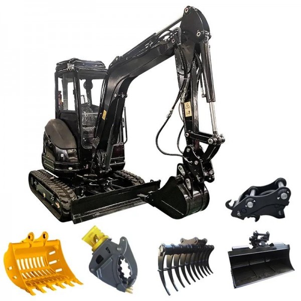Product Name: EPA/Euro 5 China Mini Excavator with EPA Kubota Engine, 2 Ton, 1 Ton, 1.7 Ton Excavator Cabin Mini Excavator