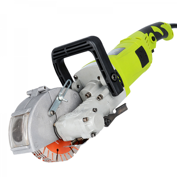 Industrial 4000W electric concrete wall grooving machine, automatic cement wall chasing machine installation and cutting equipment construction