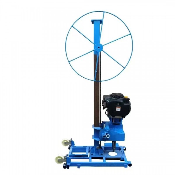 2W 40m mini portable construction drill rig, for bridge and well drilling sales