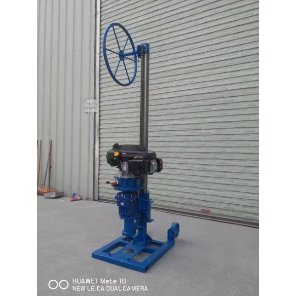 2W 40m mini portable construction drill rig, for bridge and well drilling sales