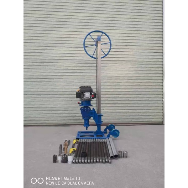 2W 40m mini portable construction drill rig, for bridge and well drilling sales